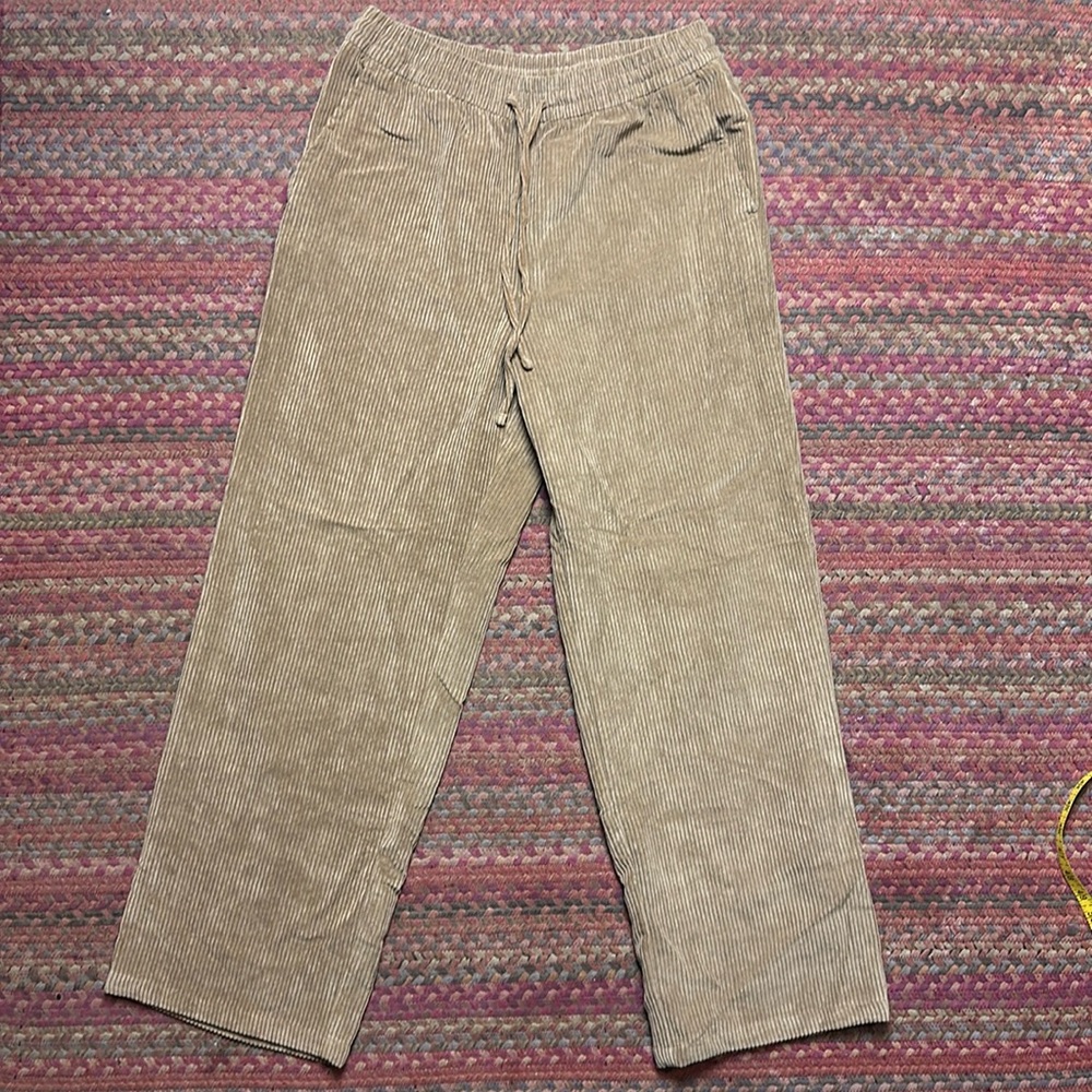 GAP Beige Corduroy Drawstring Pants